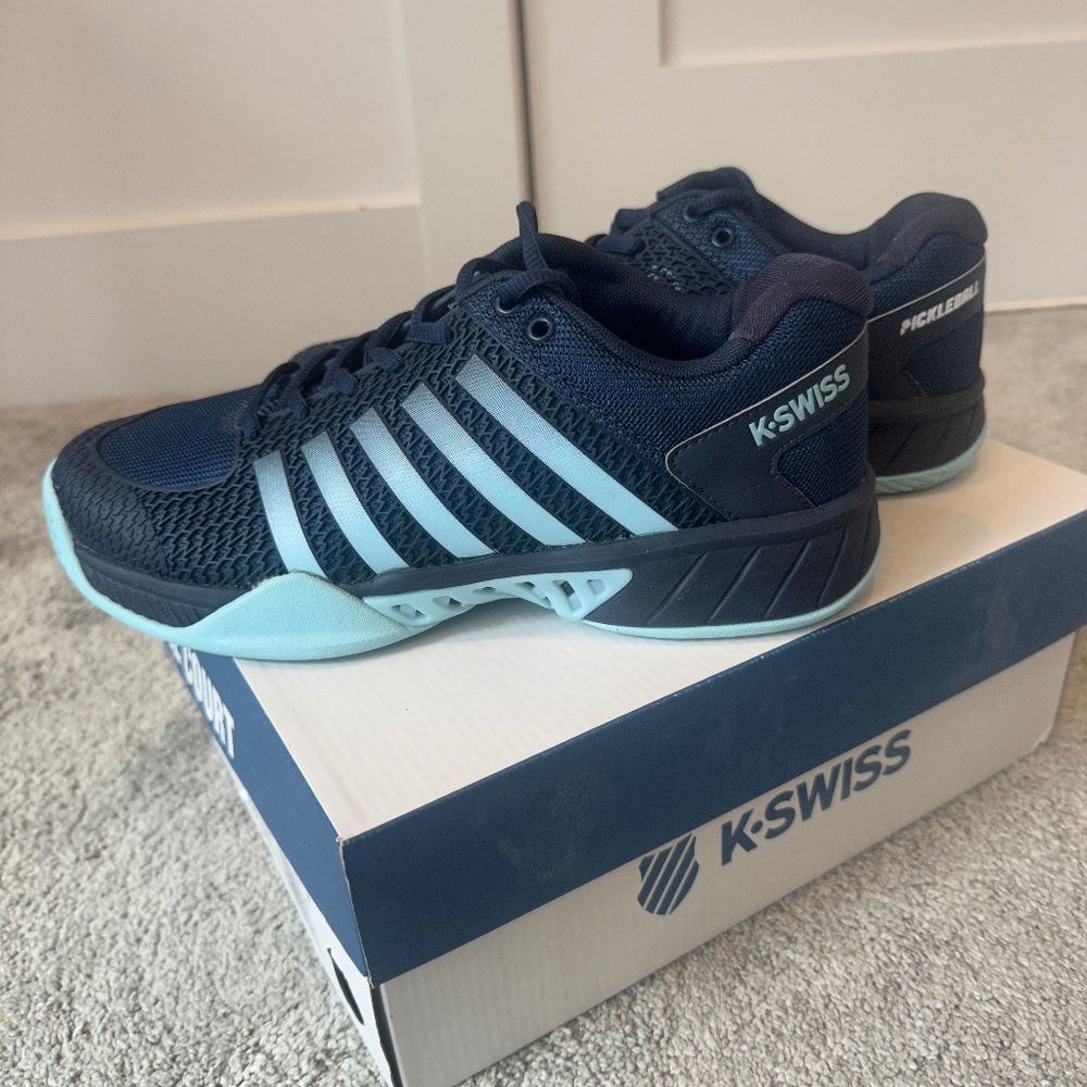 NEW K-Swiss Express Light Pickleball Shoes in Iris/Blue - Women's Size 9